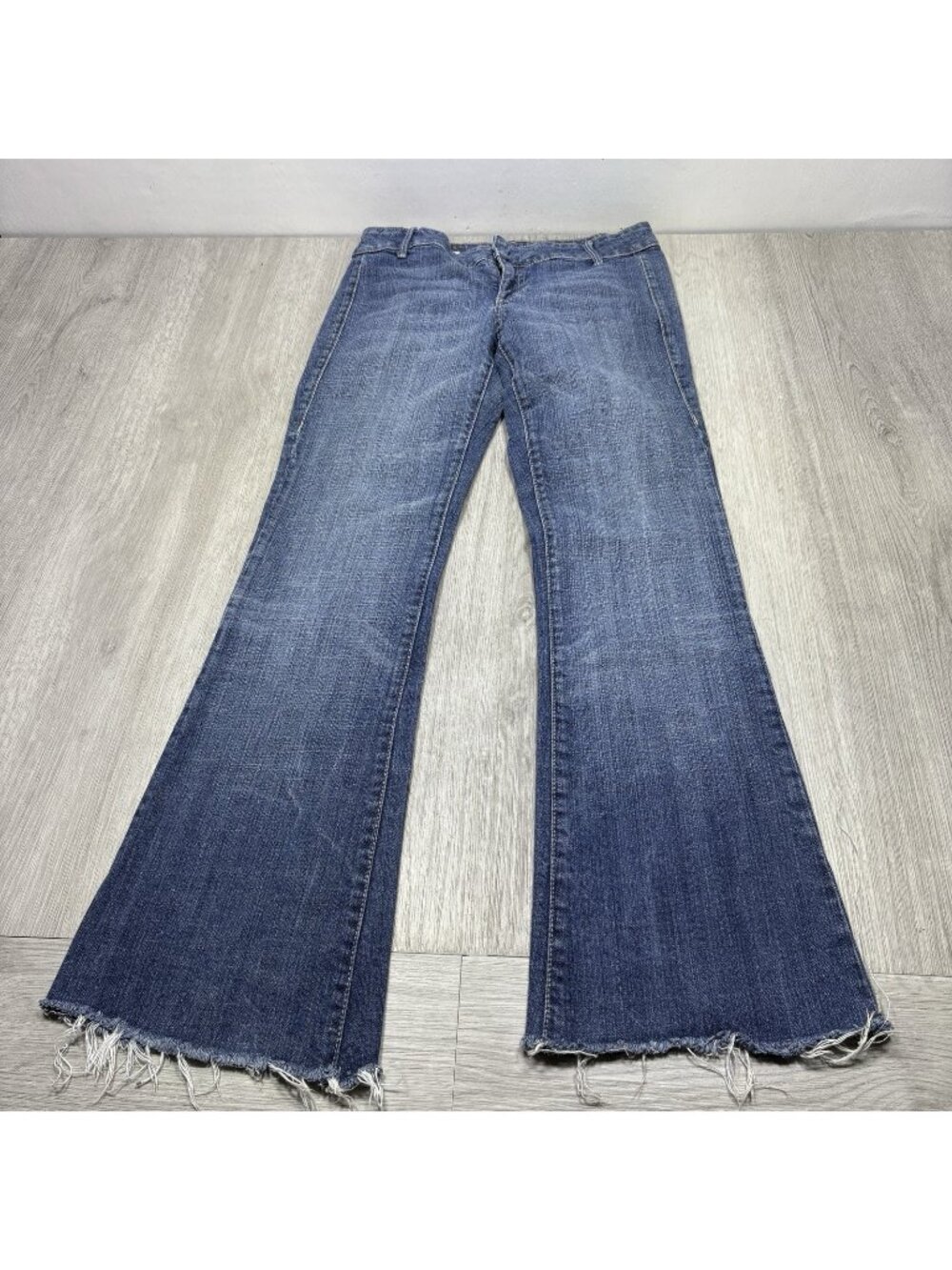 See Thru Soul Jeans Womens 27 Low Rise Bootcut Stretch Y2K
